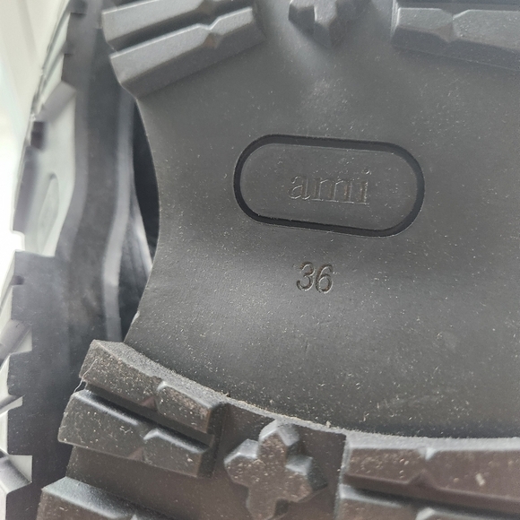 AMI Alexandre Mattiussi Black Zipped Boots size 36 in EUC - Picture 13 of 14